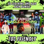 V2 Bundle Male & Female | Clothing & Hair | TOS Friendly