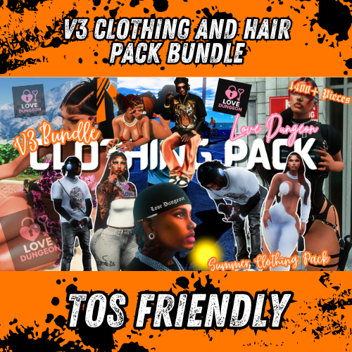 V3 Bundle Male & Female | Clothing & Hair