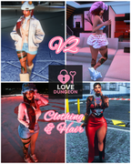 V2 TOS FRIENDLY Love Dungeon V2 Clothing & Hair Pack | 930+ Pieces | TOS-Friendly