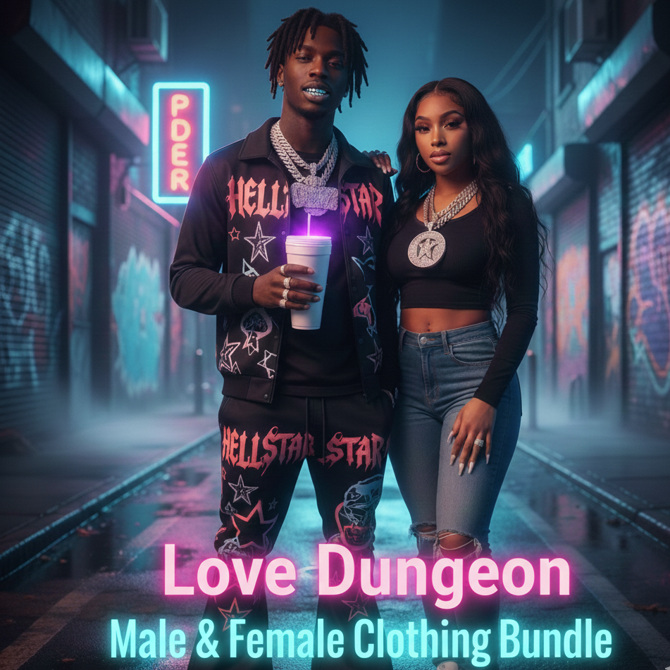 V1 Male & Female Clothing Bundle with Hair | TOS Friendly | FiveM