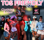 V2 TOS FRIENDLY Love Dungeon V2 Clothing & Hair Pack | 930+ Pieces | TOS-Friendly